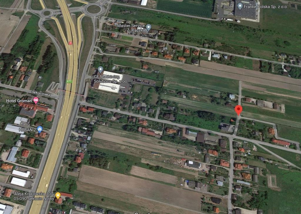 Działka Sprzedaż Słomin 6 Sierpnia